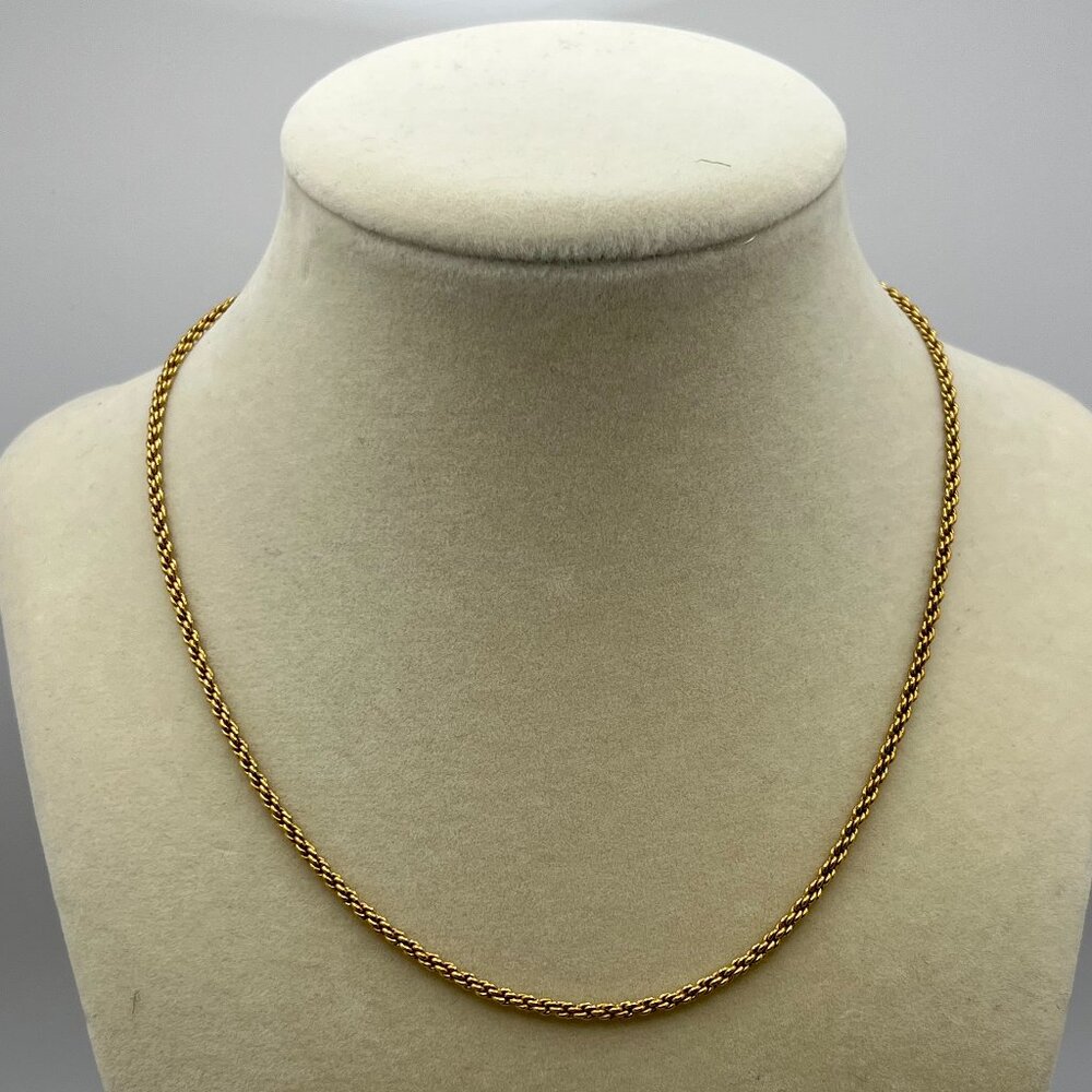Pre-loved Vintage Givenchy Gold Tone Chain Necklace
